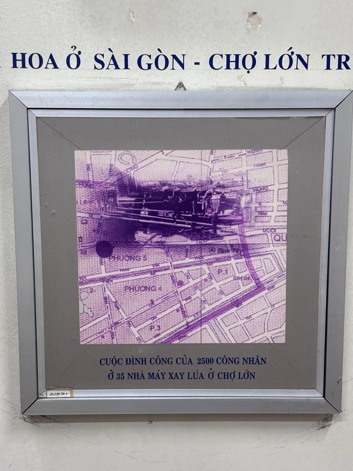 Ảnh tư liệu Phòng trưng bày 1 — Nhà Truyền thống Cách mạng đồng bào dân tộc Hoa Thành phố Hồ Chí Minh (10/16).