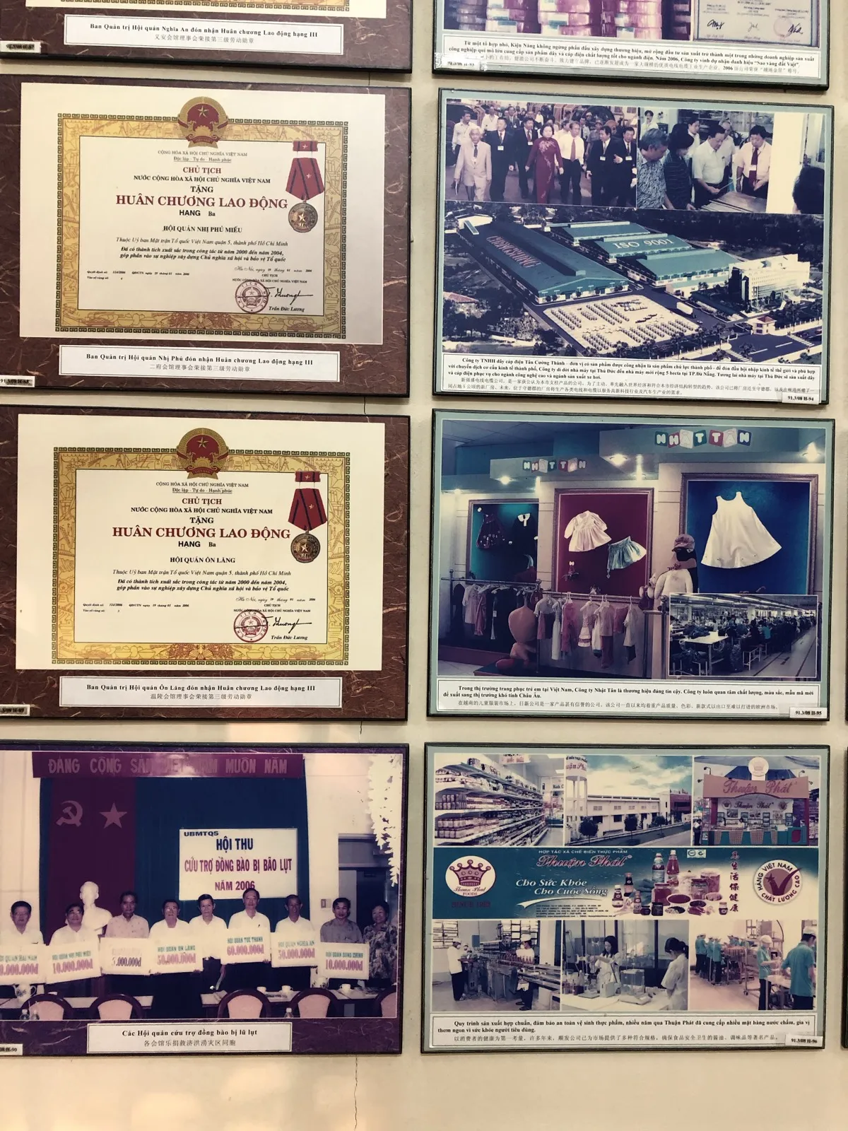 Ảnh tư liệu Phòng trưng bày 3 — Nhà Truyền thống Cách mạng đồng bào dân tộc Hoa Thành phố Hồ Chí Minh (64/69).