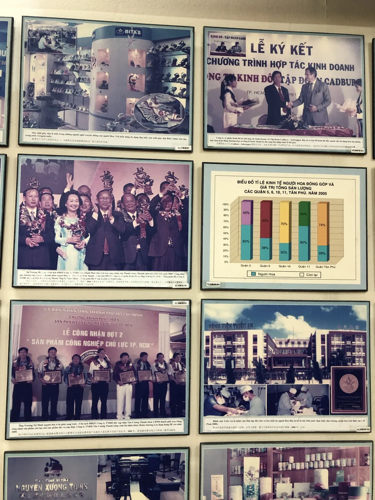 Ảnh tư liệu Phòng trưng bày 3 — Nhà Truyền thống Cách mạng đồng bào dân tộc Hoa Thành phố Hồ Chí Minh (65/69).